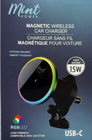 Chargeur de voiture - Chargeur de voiture sans fil MagSafe