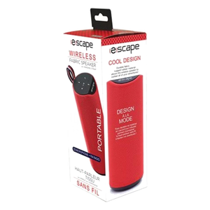 Escape Bluetooth Speaker with FM Radio, Red