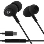 Escape USB-C In-Ear Earphones with Mic, Black