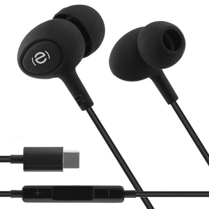 Escape USB-C In-Ear Earphones with Mic, Black