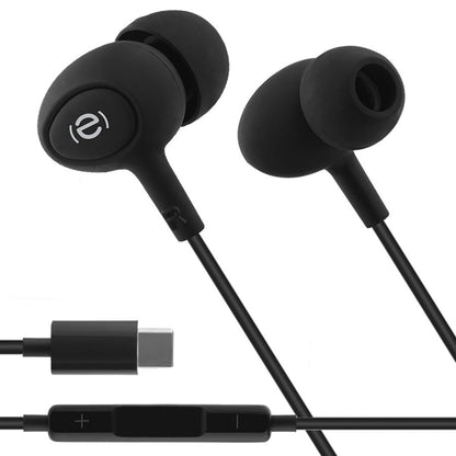 Escape USB-C In-Ear Earphones with Mic, Black