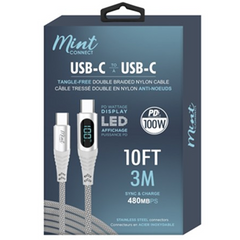 Écran LED USB-C vers USB-C