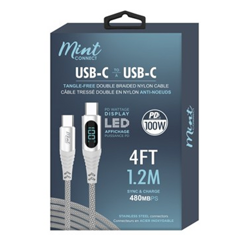 Écran LED USB-C vers USB-C