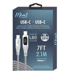 Écran LED USB-C vers USB-C