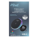 Magnetic MagSafe Wireless Car Charger 15W with RGB LED
