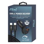 Type-C Power Delivery Car Charger & Cable Kit